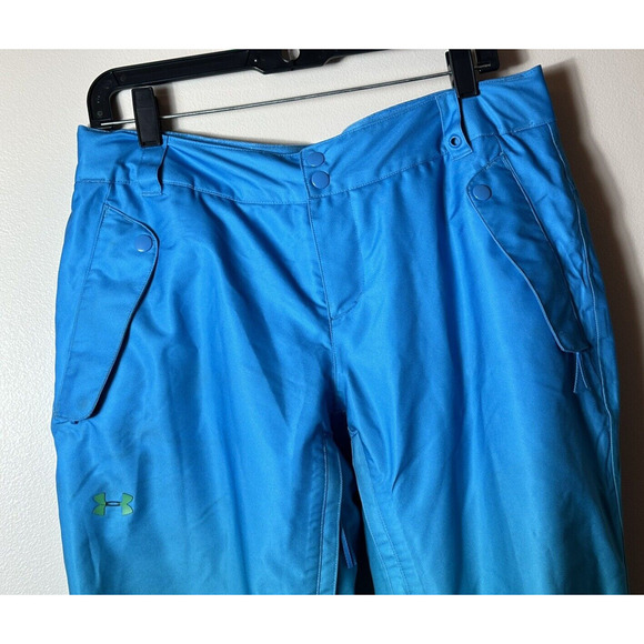 Under Armor Ski Pants Womens Medium Blue Storm Coldgear Primaloft Fader 1238212 - Picture 4 of 14
